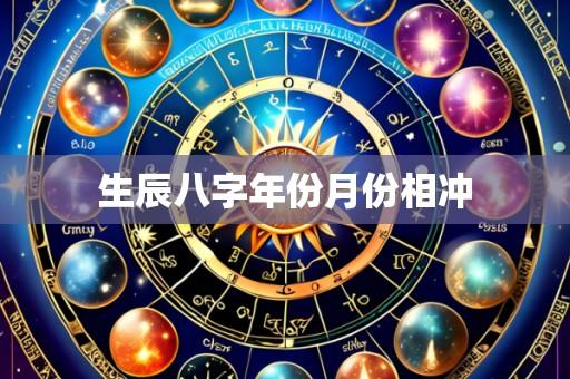 生辰八字年份月份相冲