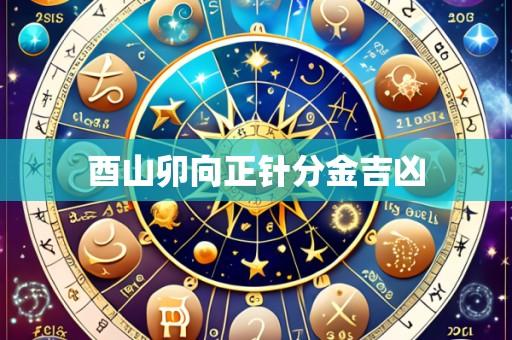 酉山卯向正针分金吉凶
