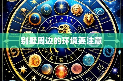 别墅周边的环境要注意