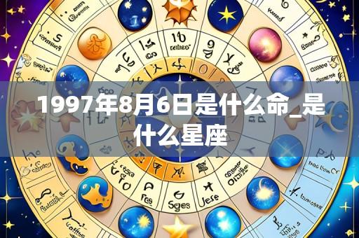 1997年8月6日是什么命_是什么星座