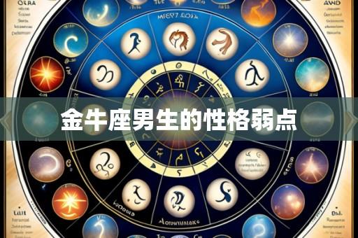 金牛座男生的性格弱点