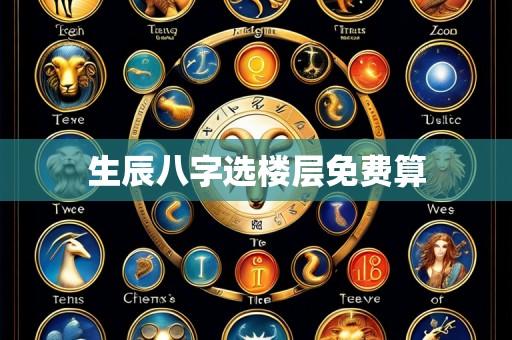 生辰八字选楼层免费算