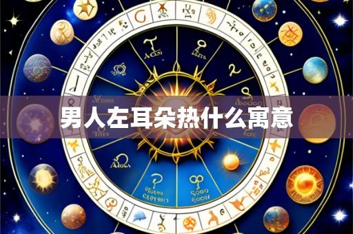 男人左耳朵热什么寓意