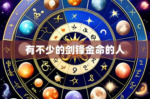 有不少的剑锋金命的人
