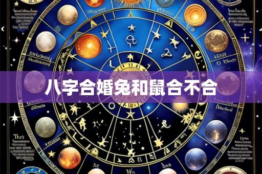 八字合婚兔和鼠合不合