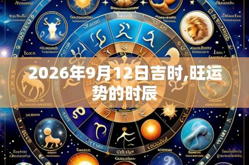 2026年9月12日吉时,旺运势的时辰