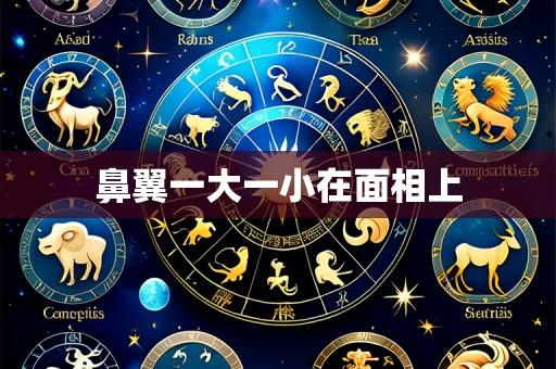 鼻翼一大一小在面相上