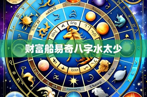 财富船易奇八字水太少