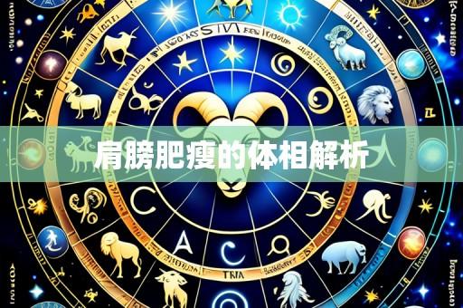 肩膀肥瘦的体相解析