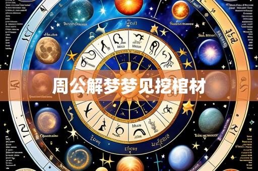 周公解梦梦见挖棺材