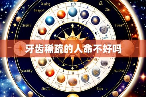 牙齿稀疏的人命不好吗
