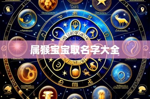 属猴宝宝取名字大全