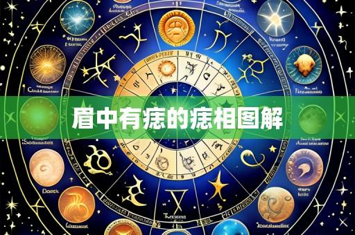 眉中有痣的痣相图解