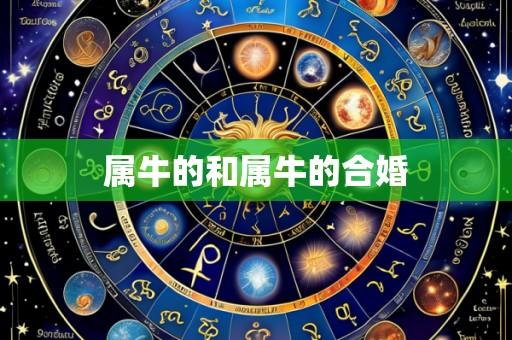 属牛的和属牛的合婚
