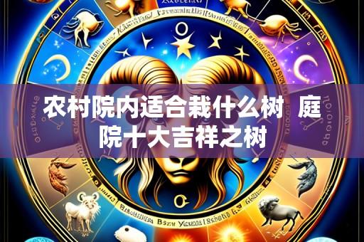 农村院内适合栽什么树  庭院十大吉祥之树