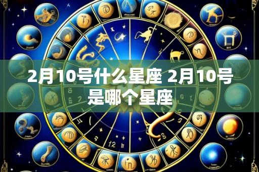 2月10号什么星座 2月10号是哪个星座