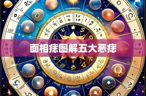 面相痣图解五大恶痣