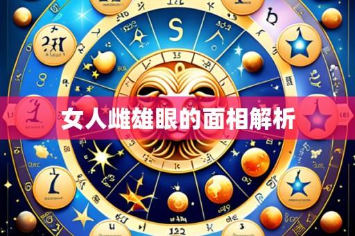 女人雌雄眼的面相解析