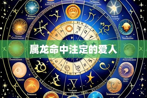 属龙命中注定的爱人