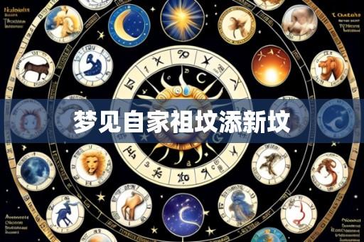 梦见自家祖坟添新坟