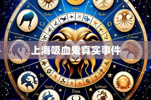 上海吸血鬼真实事件