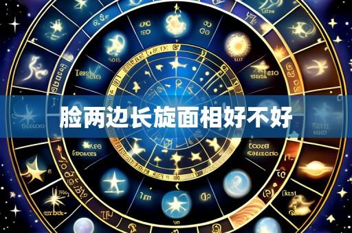 脸两边长旋面相好不好