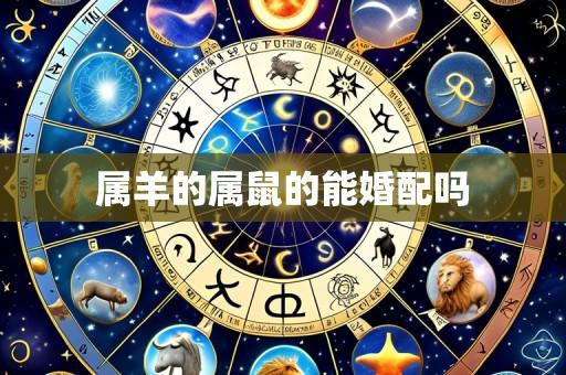 属羊的属鼠的能婚配吗