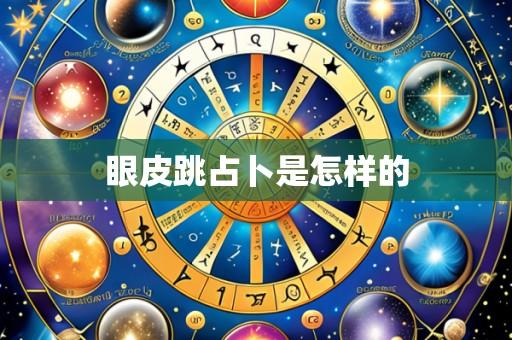 眼皮跳占卜是怎样的