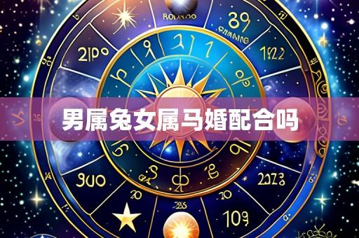 男属兔女属马婚配合吗