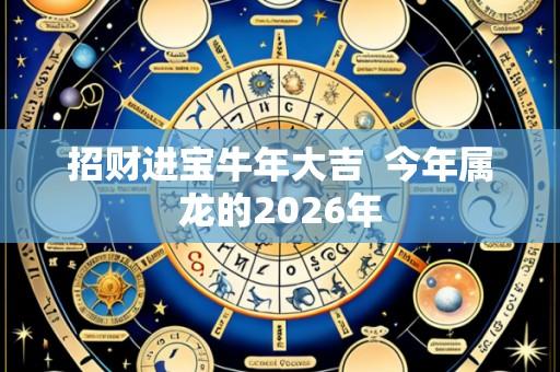 招财进宝牛年大吉 今年属龙的2026年