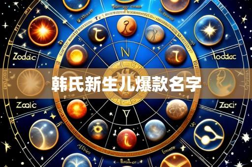 韩氏新生儿爆款名字