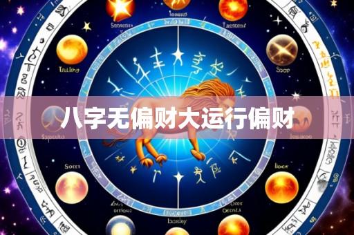 八字无偏财大运行偏财