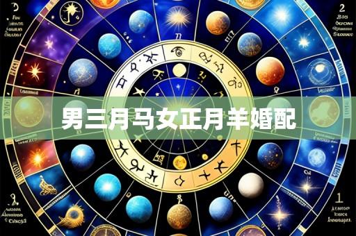 男三月马女正月羊婚配