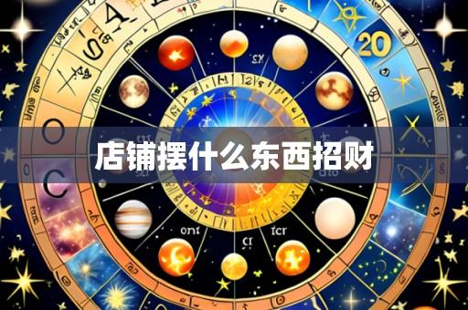 店铺摆什么东西招财