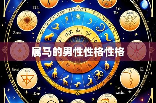 属马的男性性格性格