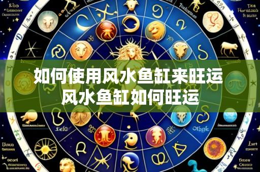 如何使用风水鱼缸来旺运 风水鱼缸如何旺运