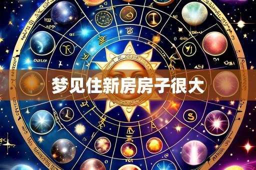 梦见住新房房子很大