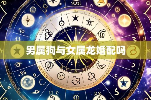 男属狗与女属龙婚配吗