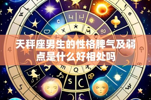 天秤座男生的性格脾气及弱点是什么好相处吗