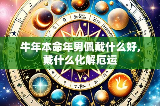 牛年本命年男佩戴什么好,戴什么化解厄运
