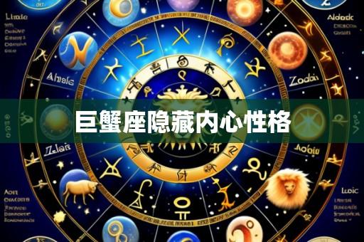 巨蟹座隐藏内心性格