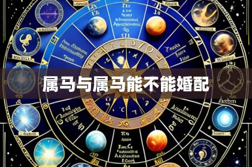 属马与属马能不能婚配