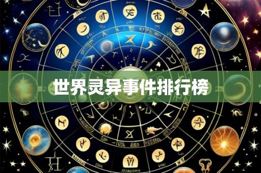 世界灵异事件排行榜