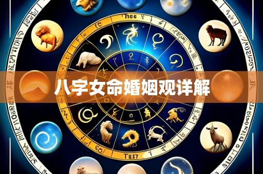 八字女命婚姻观详解