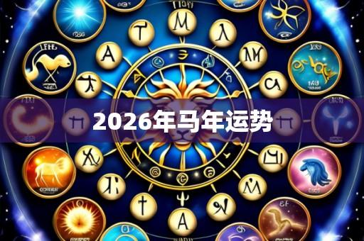 2026年马年运势