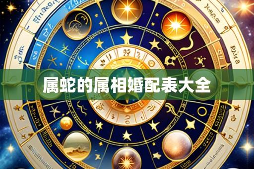 属蛇的属相婚配表大全