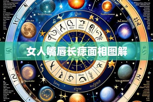 女人嘴唇长痣面相图解