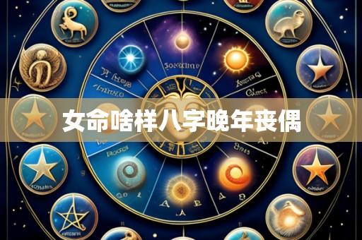 女命啥样八字晚年丧偶