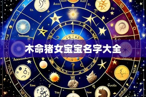 木命猪女宝宝名字大全