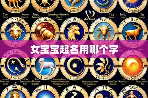 女宝宝起名用哪个字